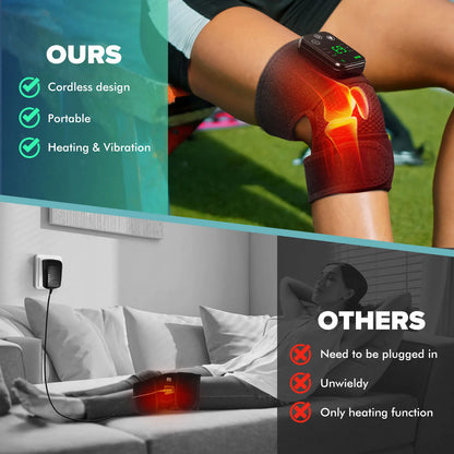 Intelligent Electric Heating Knee Protection Massage Warm Compress Joint Protection Neck Shoulder Knee Vibration Device